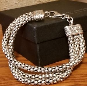 Silpada Sterling Silver Popcorn Bracelet